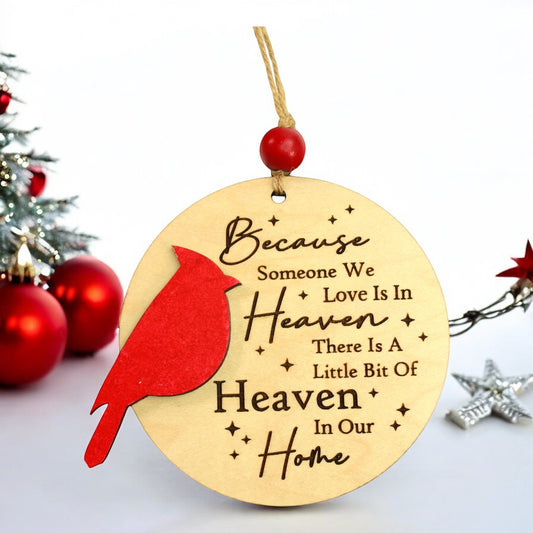 Cardinal Memorial Christmas Ornament