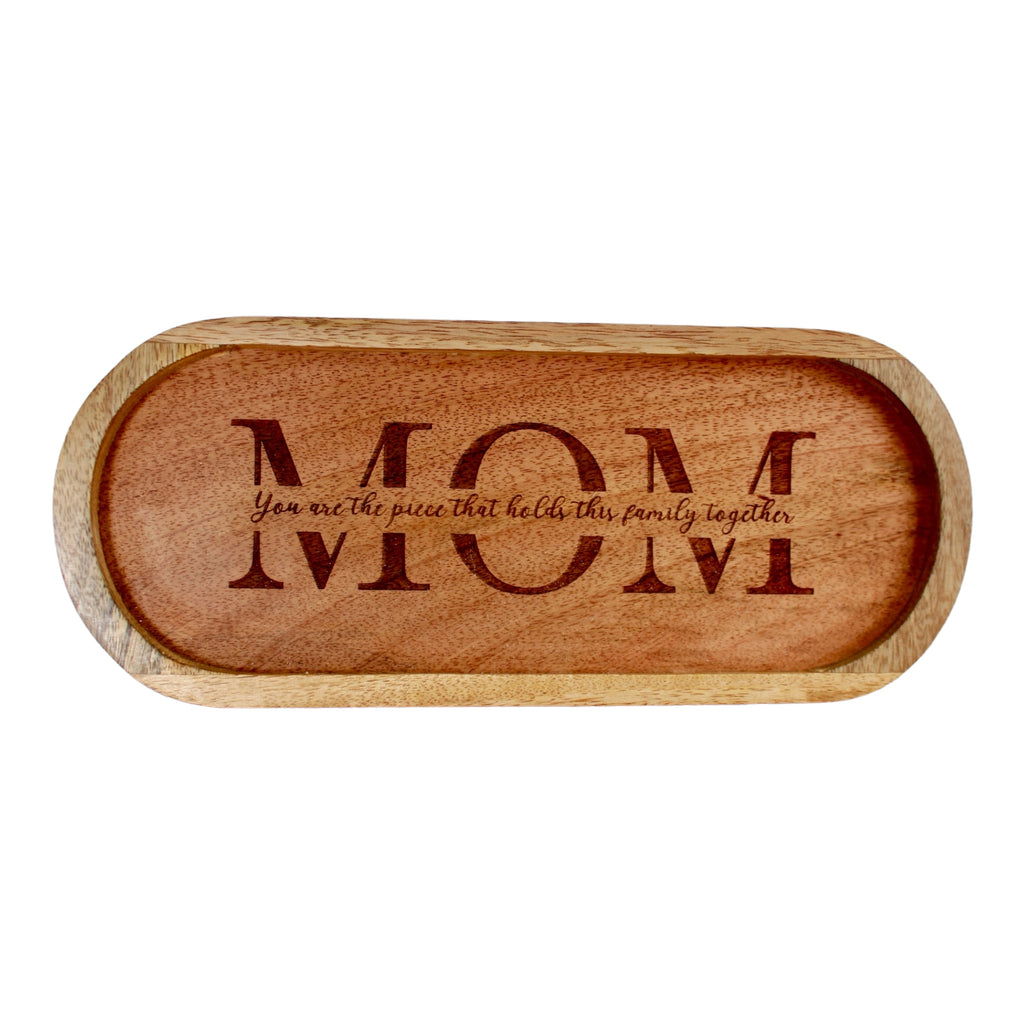 Decorative Wooden Catch All Tray For Mom or Grandma