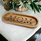 Decorative Wooden Catch All Tray For Mom or Grandma