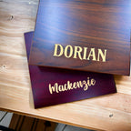 Custom Engraved Wooden Keepsake Box