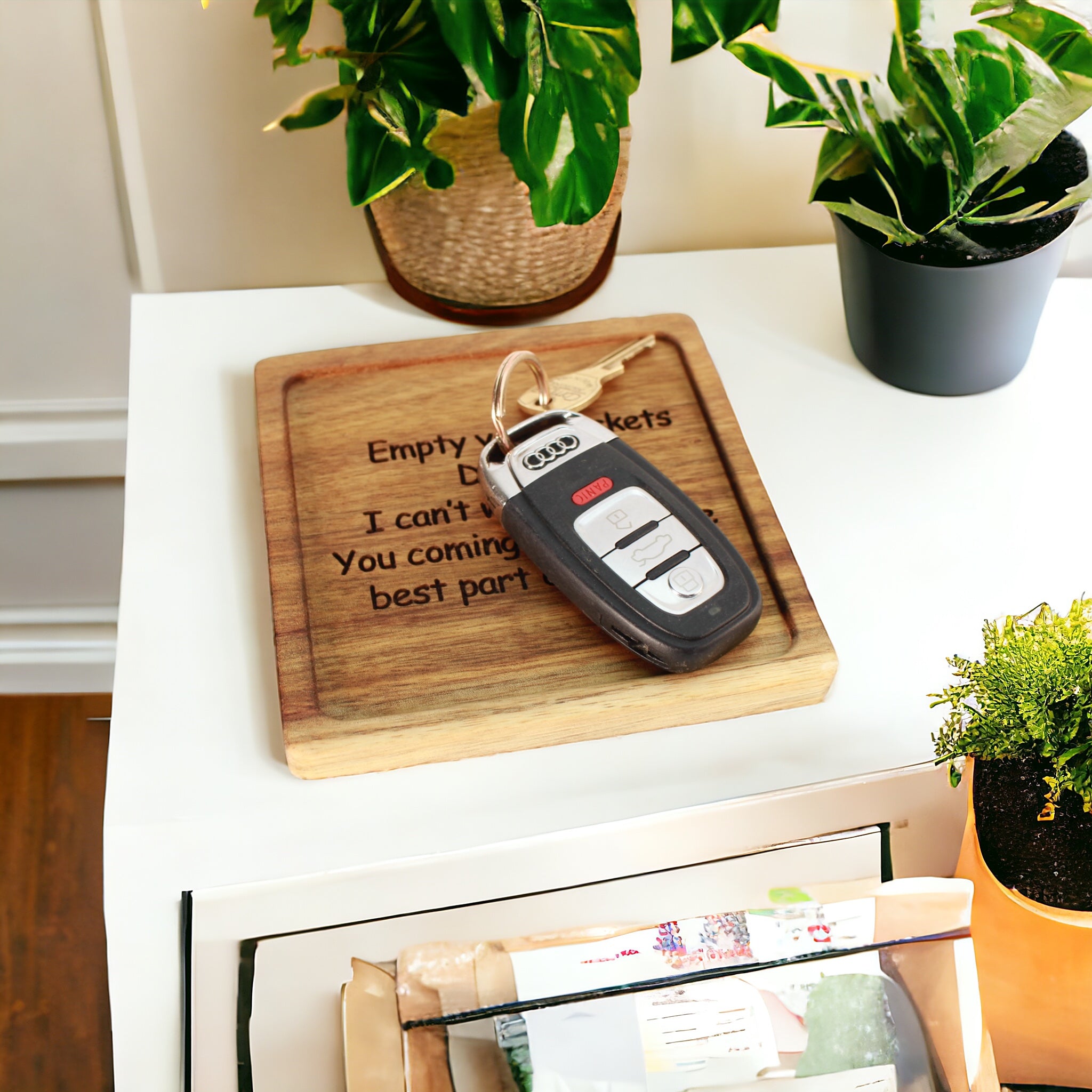 Small Wooden Catch All Tray
