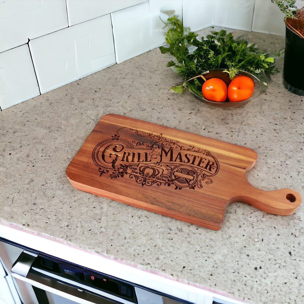Acacia Grill Master Cutting Board with Handle
