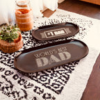 Engraved Stainless Steel Catch all Trinket Tray