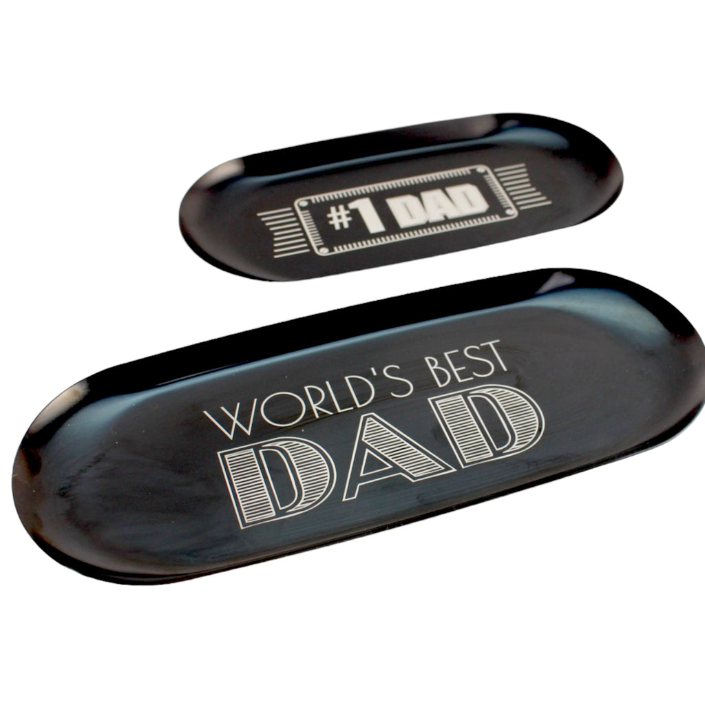 Engraved Stainless Steel Catch all Trinket Tray