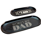 Engraved Stainless Steel Catch all Trinket Tray