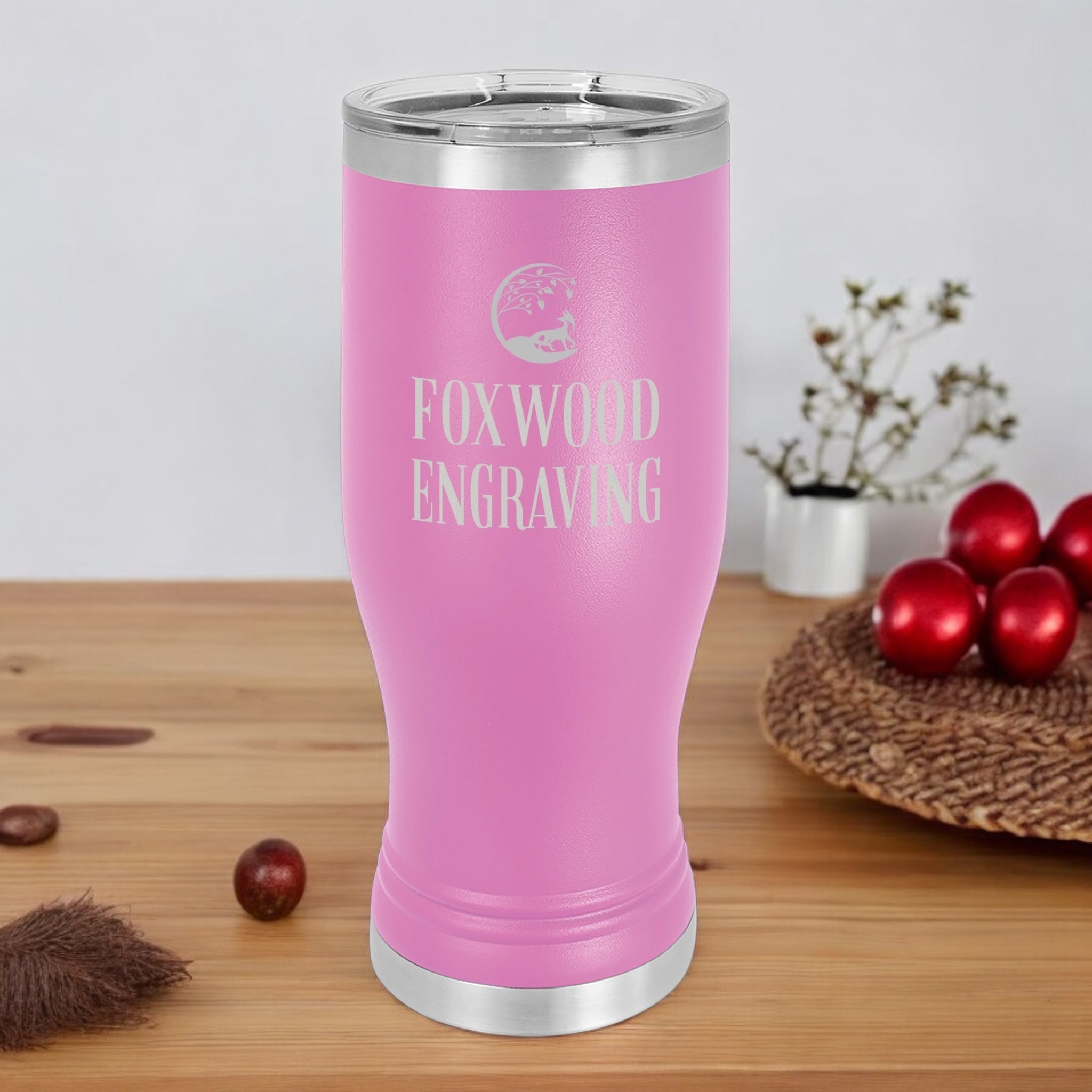 Engraved 20 oz Pilsner Tumbler