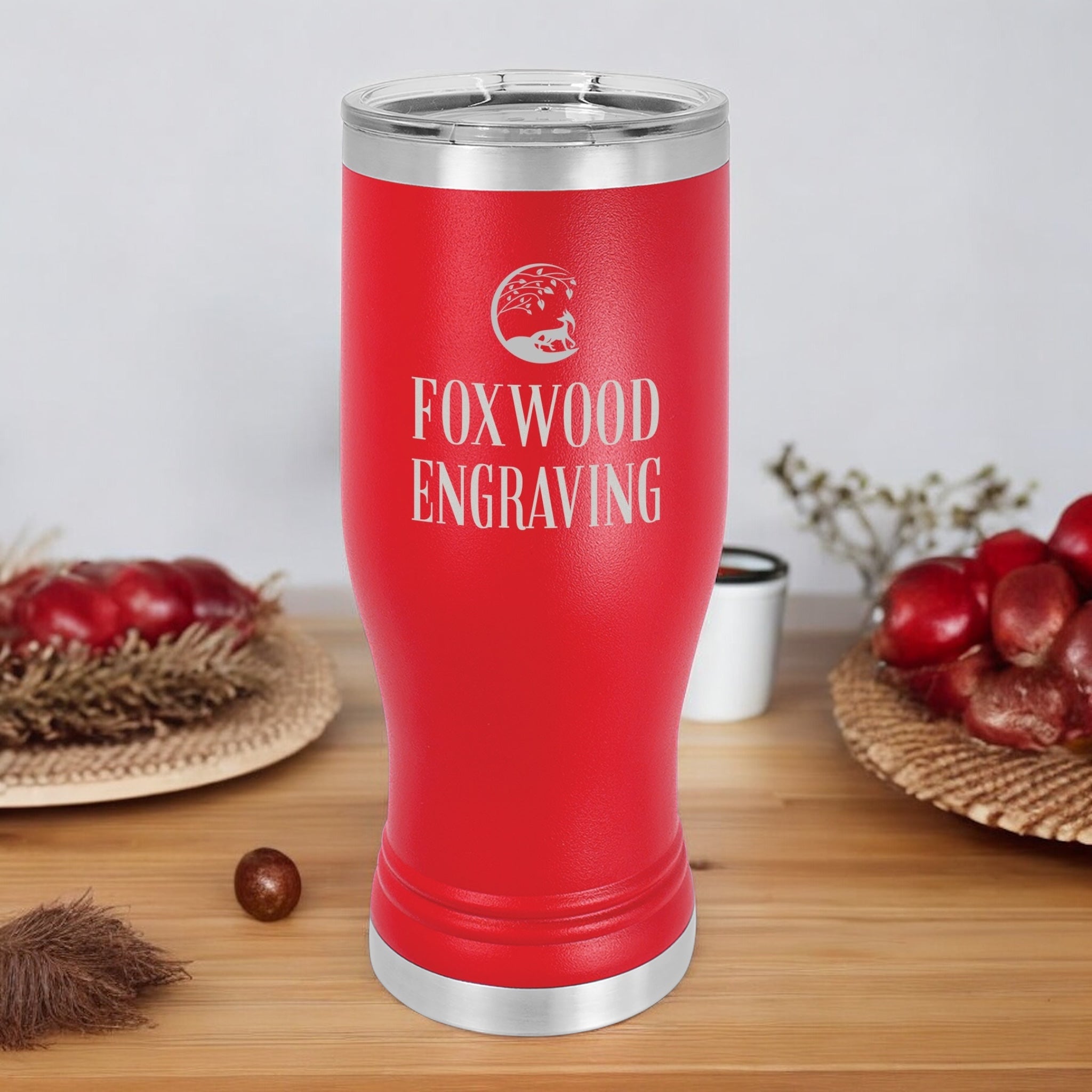Engraved 20 oz Pilsner Tumbler
