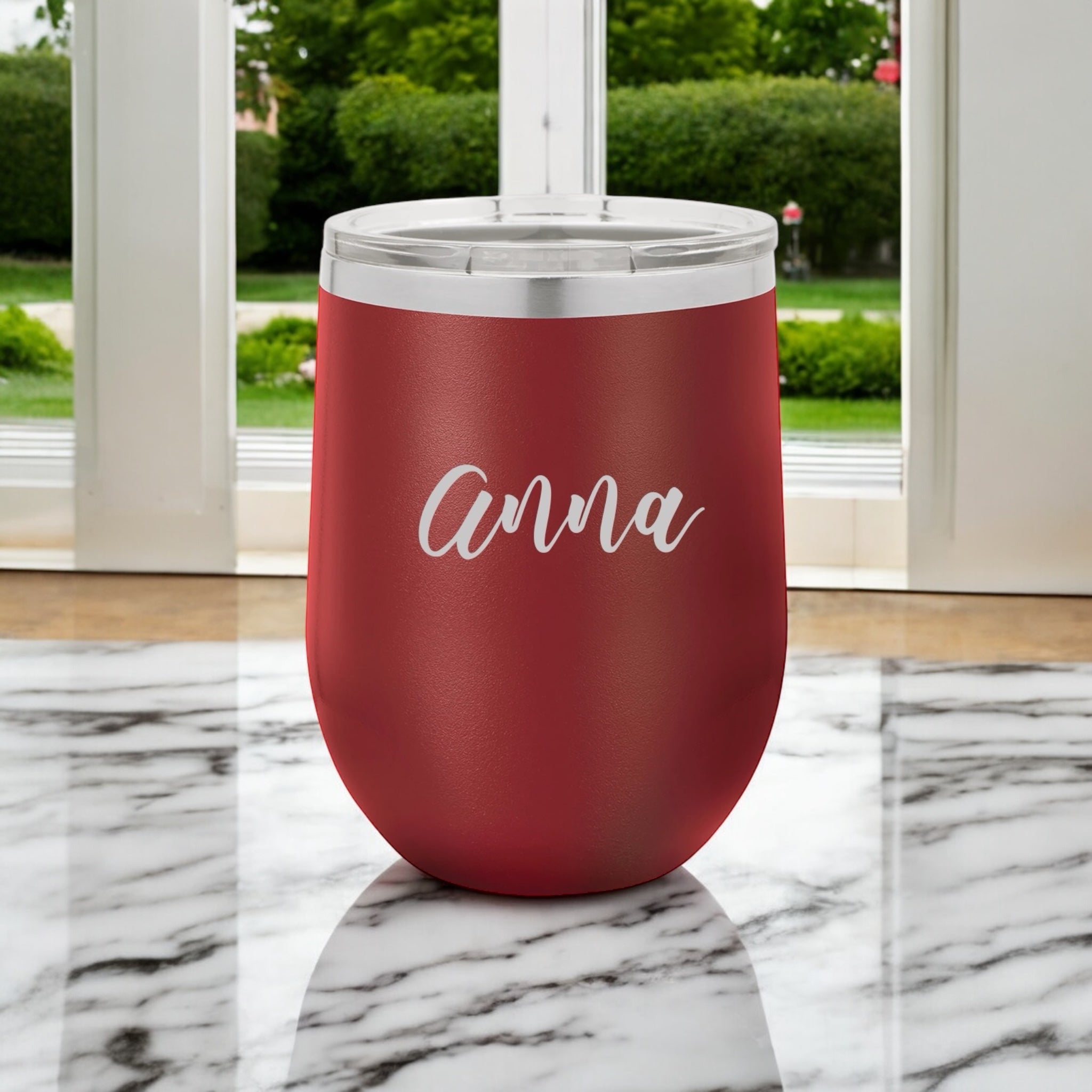 Engraved 12oz Wine Tumbler