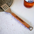 Custom Engraved BBQ Spatula with Bottle Opener