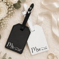 His & Hers Luggage Tag Gift Set with Box – Personalized Wedding & Honeymoon Travel Tags