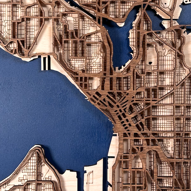 3D Multilayer Wood Map