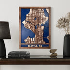 3D Multilayer Wood Map