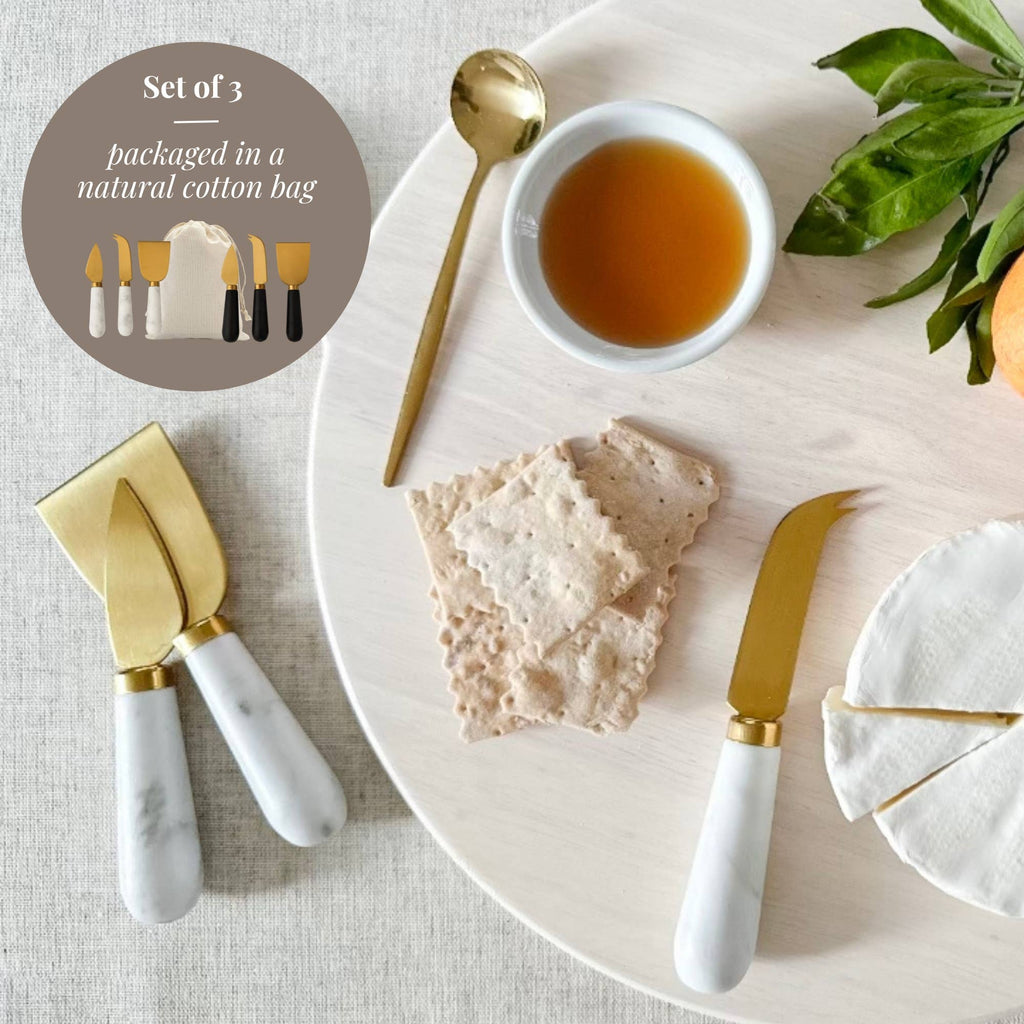 Marble Cheese Knife Gift Set Starter Kit