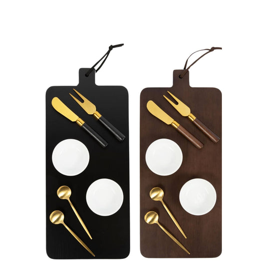 7 Piece Charcuterie Board Gift Set Starter Kit