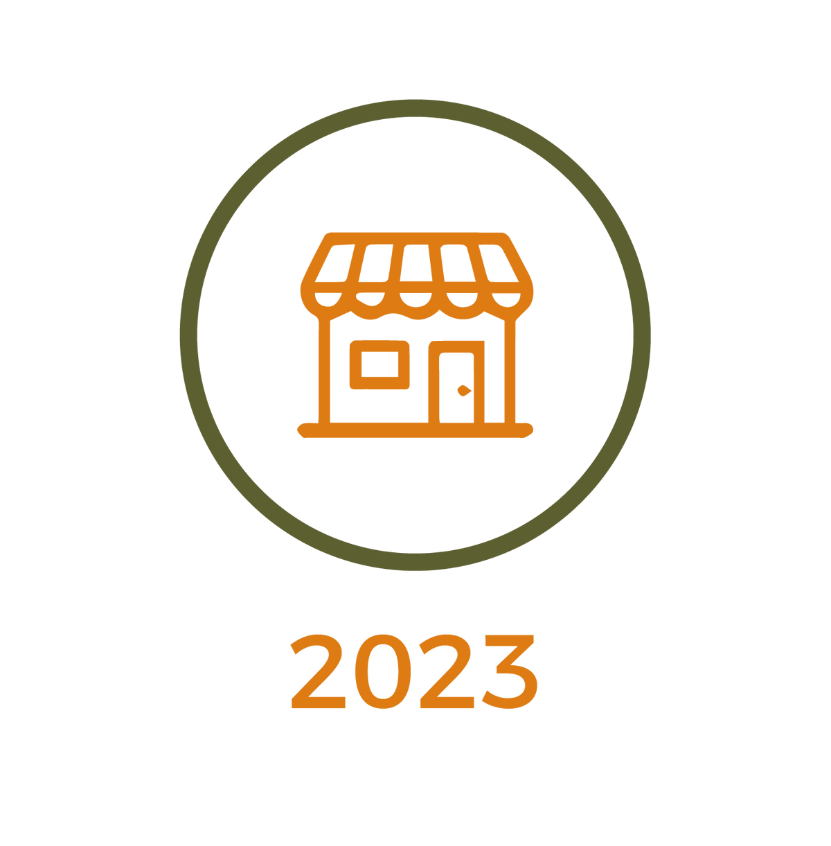 Store icon representing Foxwood's continued growth as a family-owned personalized gift company.