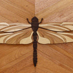 Layered Wooden Dragonfly Wall Art – Nature-Inspired Decor