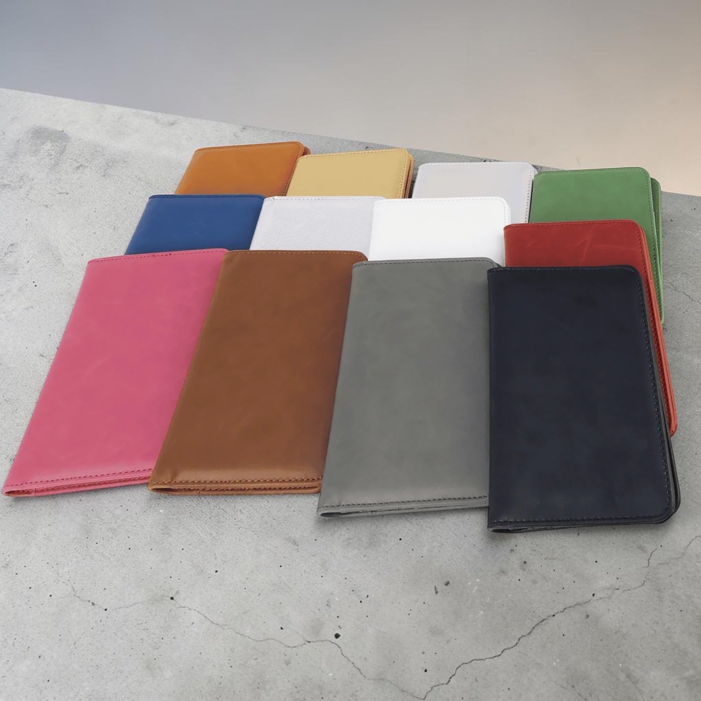 Premium Leatherette Passport Wallet with Gift Box
