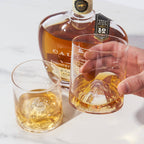 Personalized crystal whiskey tumblers for gifting and home bar