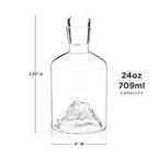 Custom etched decanter for home bar or gifting