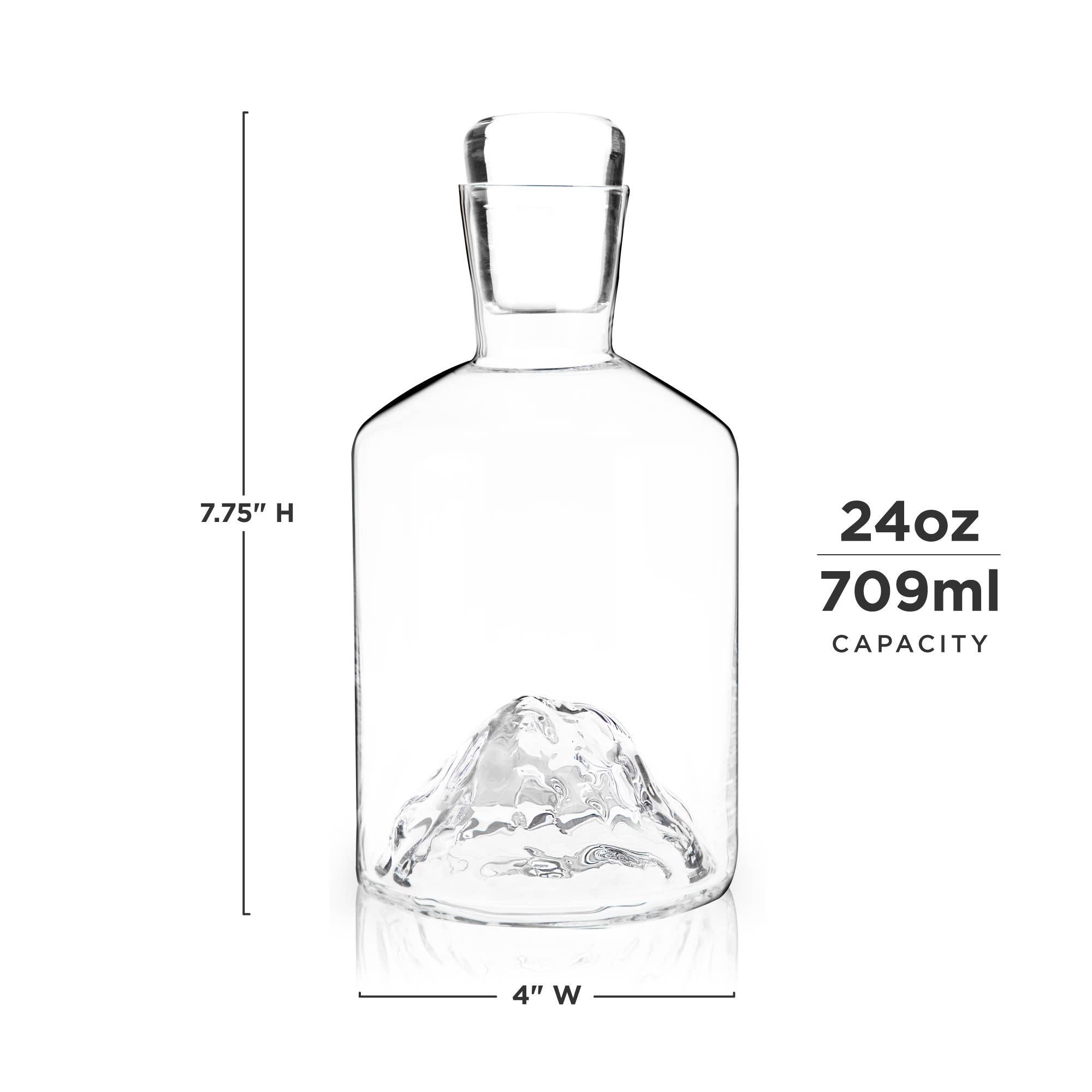 Custom etched decanter for home bar or gifting