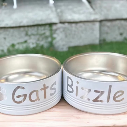 Personalized Polar Camel Pet Bowl