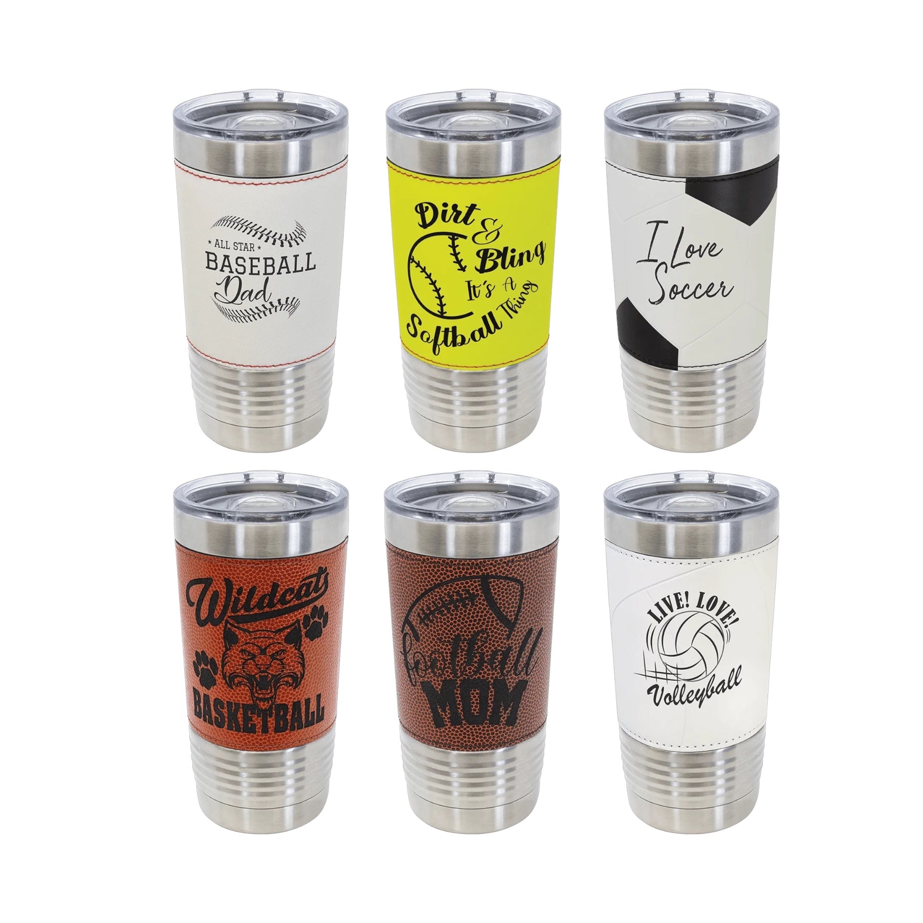 Sports Parent Tumblers – Insulated Drinkware for Moms & Dads