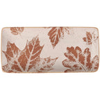 Fall-themed serving platter perfect for Thanksgiving table decor.