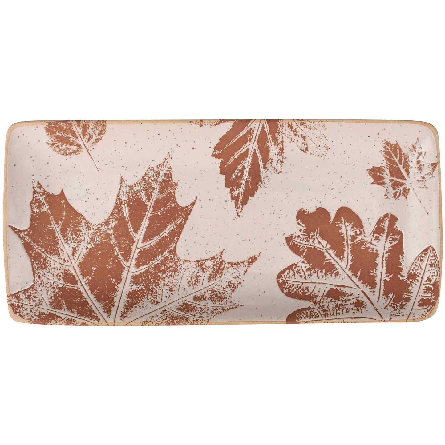 Fall-themed serving platter perfect for Thanksgiving table decor.