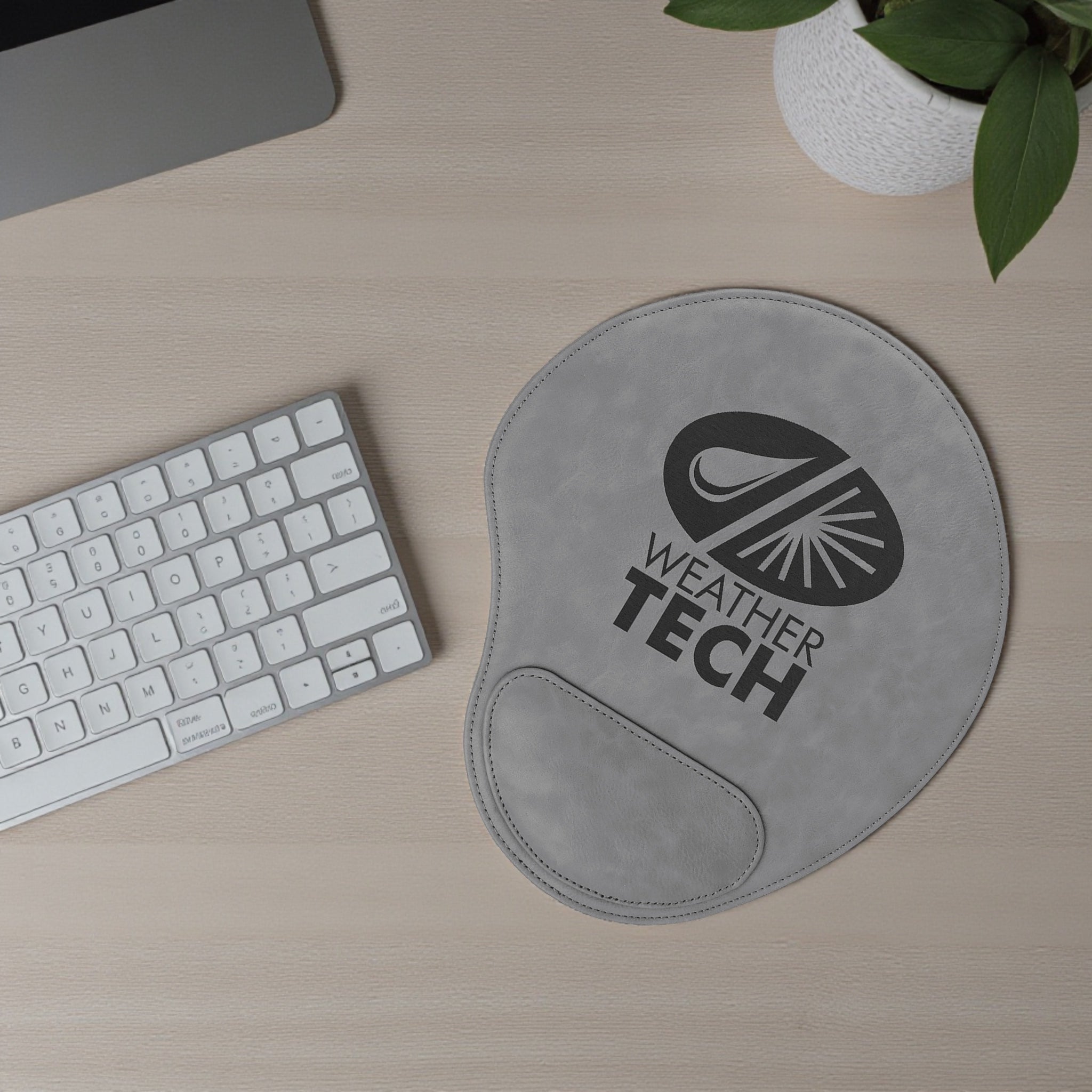 Custom Engraved Mouse Pad with Wrist Support – Corporate & Personalized Gift