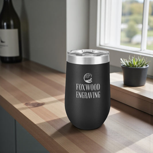 Engraved 16oz Stemless Tumbler