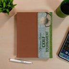 UV color printed notebook showing vibrant custom company branding.