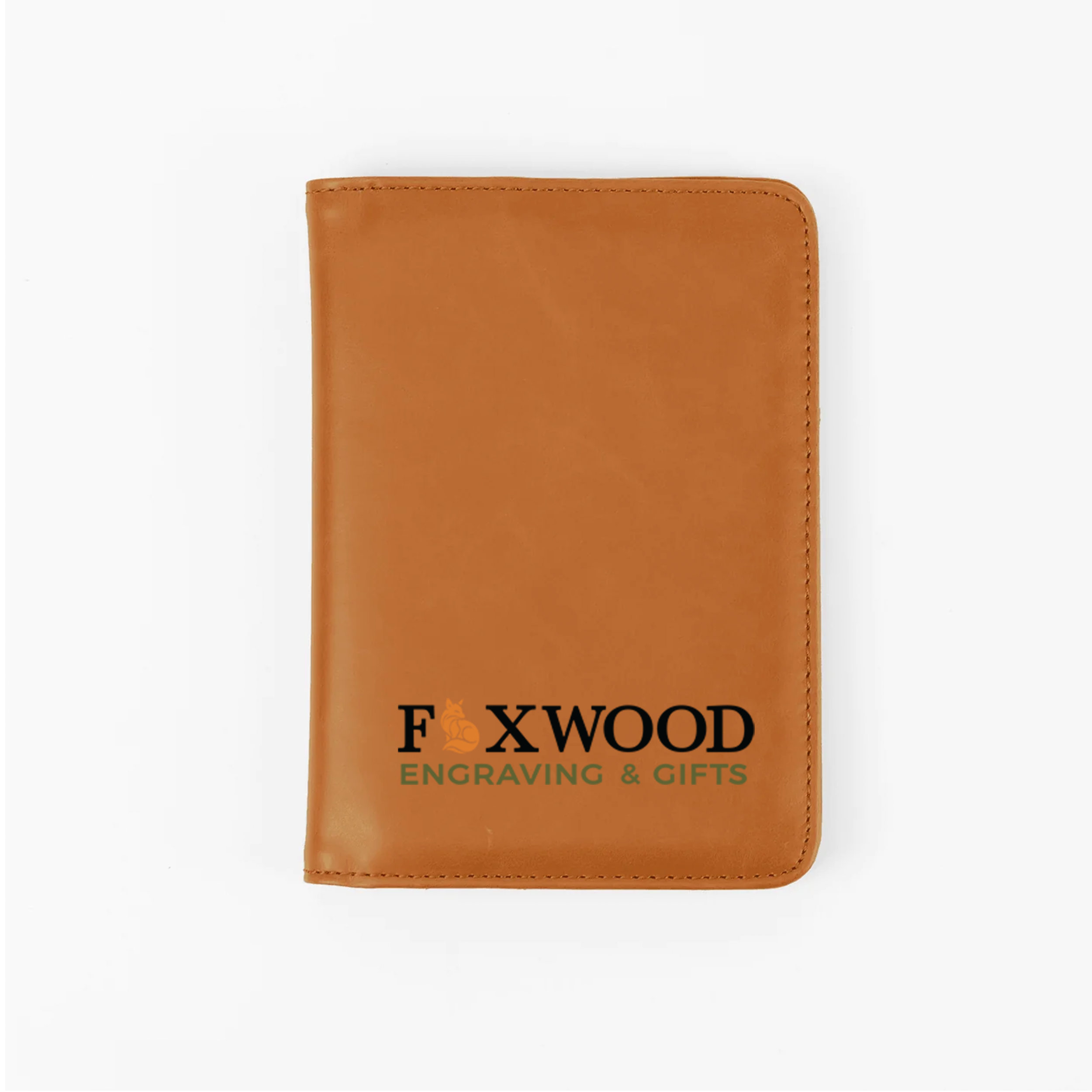 Premium Leatherette Passport Wallet with Gift Box
