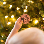 Baby's First Christmas Engraved Footprint Ornament - Love It Personalized